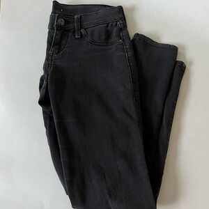 Express Low Rise Black Stretchy Skinny Jeans